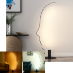 Modern Design Face Floor Lamp